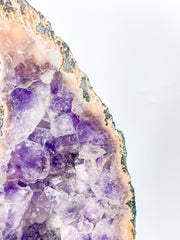Amethyst and Pink Geode Statement Piece “Witches Hat” 8kg