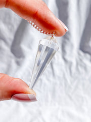 Clear Quartz Pendulum