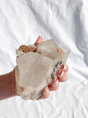 Smoky Himalayan Quartz with Inclusions CutBase Cluster 1.6kg