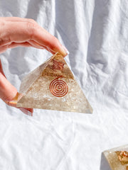Orgonite Pyramid Clear Quartz