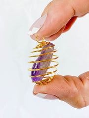 Gold Spiral Pendant
