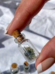 Sapphire and Glass Jar Mini