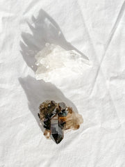 Balance Duo: Clear Quartz + Smoky Quartz | Medium