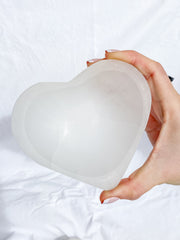 Selenite Heart Cleansing Bowl | X Large
