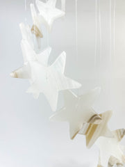 Stars Windchimes | White Onyx