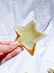 Green Onyx Star Bowl | Large