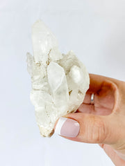 Quartz Cluster with Inclusions 280g