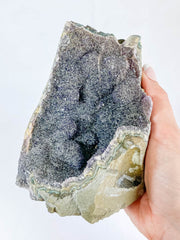 Black Amethyst CutBase Cluster 1.4kg