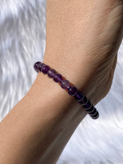 Amethyst Bead Bracelet