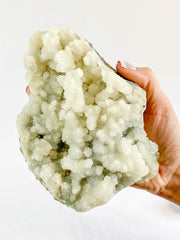 White Chalcedony Cluster 1kg