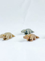 Jasper Crocodile Carving