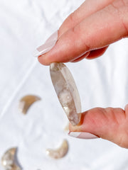 Flower Agate New Moon | X Small