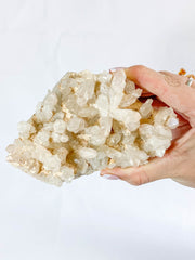 Quartz Cluster with Inclusions 497g