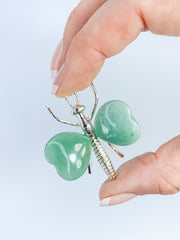 Green Aventurine Dragonfly Carving