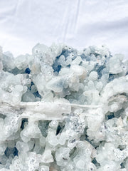 Chalcedony and Apophyllite CutBase Cluster 2.2kg