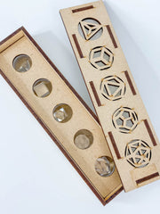 Platonic Solid Sacred Geometry | Clear Quartz