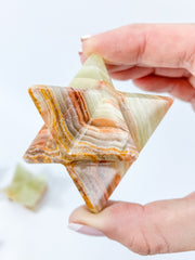 Green Onyx Merkaba | Large