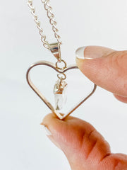 Love Crystals Pendant Clear Quartz