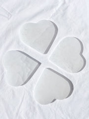 Selenite Heart Cleansing Plate