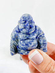 Sodalite Buddha Carving