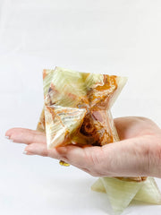 Green Onyx Merkaba XXL