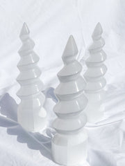 Selenite Unicorn Horn | Large
