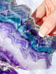 Fluorite Fairy Wings Pair 1.1kg