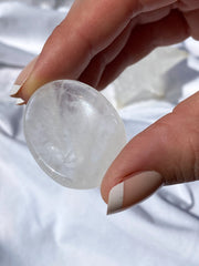 Clear Quartz Worry Stone