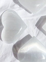 Selenite Heart | XXX Large