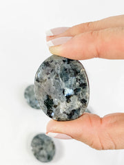 Larvikite Worry Stone