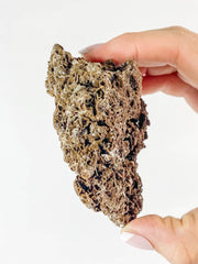 Halite Chocolate Cluster Mineral Specimen Fragile 123g