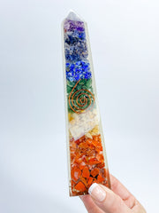 Orgonite Chakra Obelisk | X Large