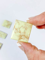 Yellow Chrysoprase Square | Medium