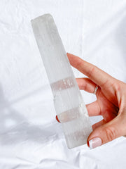 Selenite Natural Wand | Large