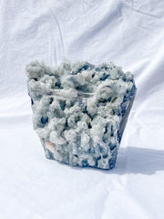 Chalcedony and Apophyllite CutBase Cluster 2.2kg