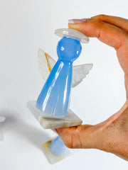 Onyx Blue Angel Carving