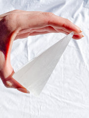Selenite Obelisk | Medium