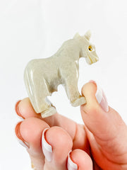 Jasper Unicorn Carving