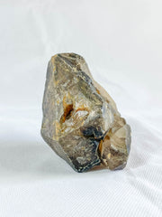 Smoky Quartz with Actinolite Elestial Natural Mineral Specimen 311g