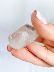 Clear Quartz with Inclusions Half Polished Point 35g