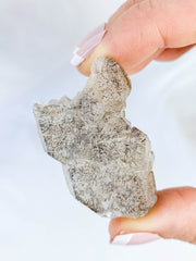 Clear Quartz with Black Rutile Elestial Natural 36g