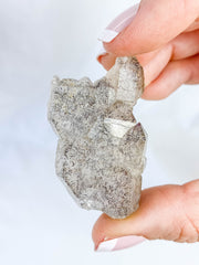 Clear Quartz with Black Rutile Elestial Natural 36g