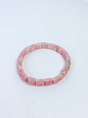 Rhodochrosite Bracelet | Small Square