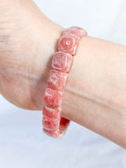 Rhodochrosite Bracelet | Medium Rounded