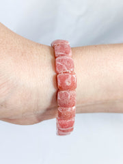 Rhodochrosite Bracelet | Medium Rounded