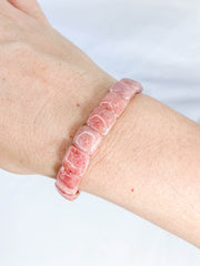 Rhodochrosite Bracelet | Medium Rounded