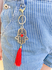 Hamsa Passion Keyring