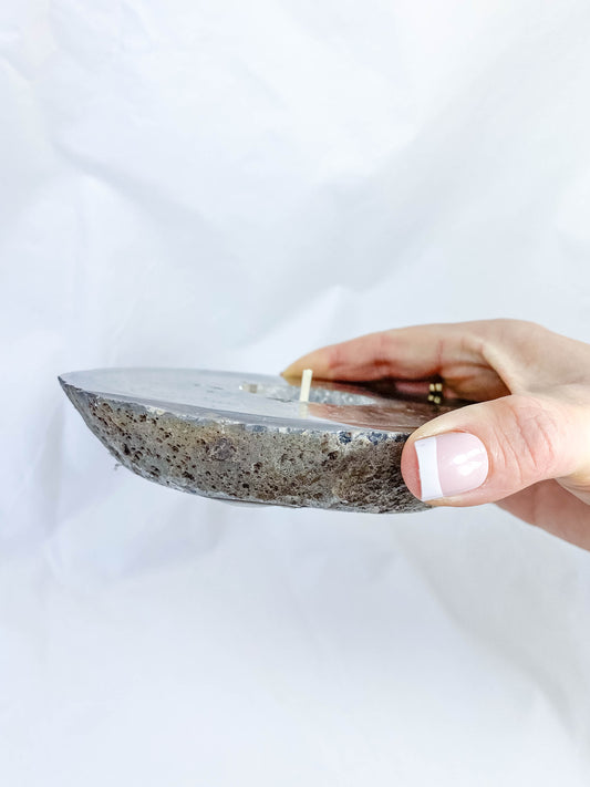 Agate Charcoal Candle Base 570g