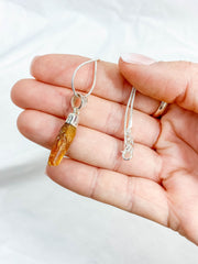 Orange Kyanite Natural Necklace