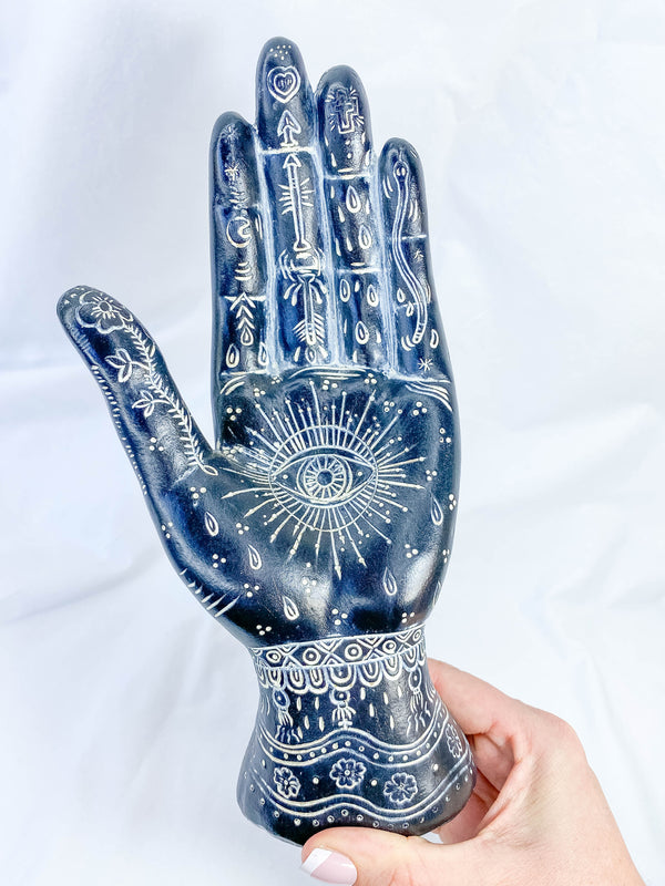 Black Mystical Hand Statue